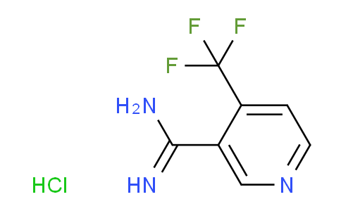 CAS No. 1956385-41-3, 4-(Trifluoromethyl)nicotinimidamide hydrochloride