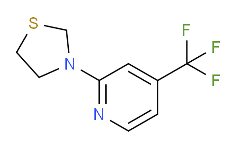 CAS No. 1779123-55-5, 3-(4-(Trifluoromethyl)pyridin-2-yl)thiazolidine