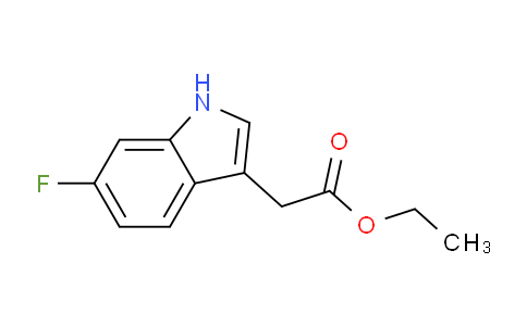 CAS No. 1780994-70-8, Ethyl 6-Fluoroindole-3-acetate