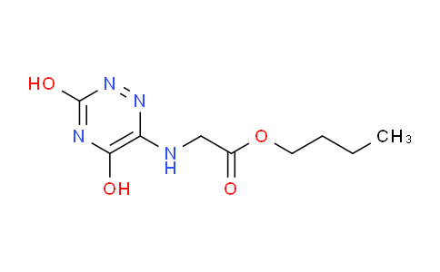CAS No. 307524-88-5, Butyl 2-((3,5-dihydroxy-1,2,4-triazin-6-yl)amino)acetate