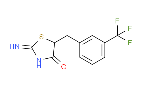 CAS No. 301687-76-3, 2-Imino-5-(3-(trifluoromethyl)benzyl)thiazolidin-4-one