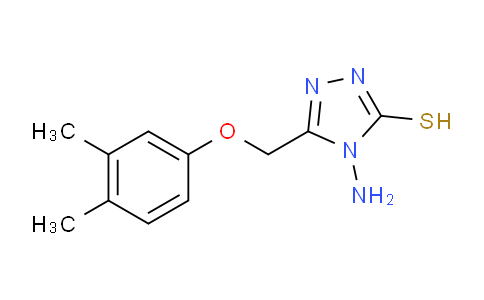 CAS No. 301804-96-6, 4-Amino-5-((3,4-dimethylphenoxy)methyl)-4H-1,2,4-triazole-3-thiol