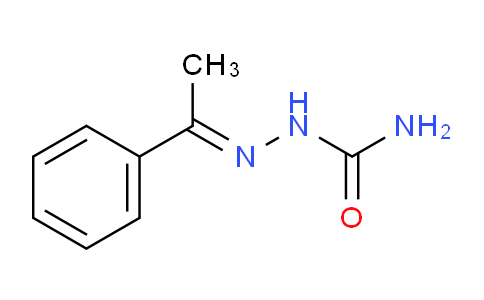 CAS No. 2492-30-0, 2-(1-Phenylethylidene)hydrazinecarboxamide