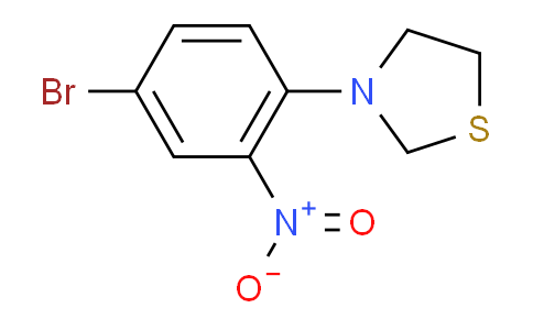 CAS No. 1774894-47-1, 3-(4-Bromo-2-nitrophenyl)thiazolidine