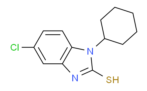 CAS No. 298684-28-3, 5-Chloro-1-cyclohexyl-1H-benzo[d]imidazole-2-thiol