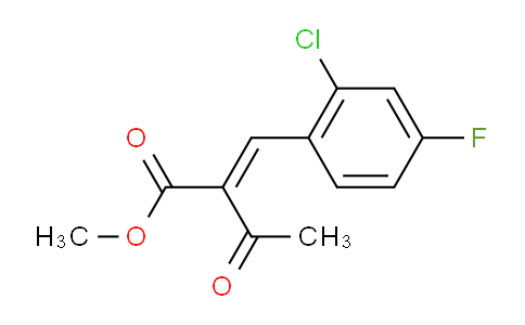 CAS No. 298709-35-0, Methyl 2-(2-Chloro-4-fluorobenzylidene)-3-oxobutanoate