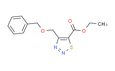 CAS No. 1624261-77-3, Ethyl 4-((benzyloxy)methyl)-1,2,3-thiadiazole-5-carboxylate