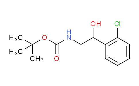 CAS No. 209530-20-1, 2-(Boc-amino)-1-(2-chlorophenyl)ethanol