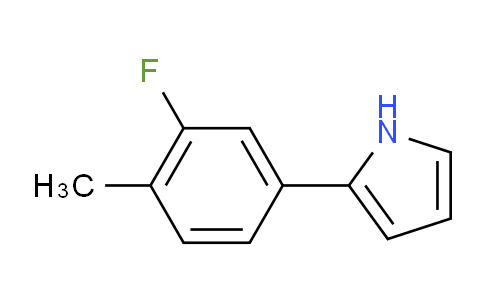 CAS No. 2096453-78-8, 2-(3-Fluoro-4-methylphenyl)pyrrole