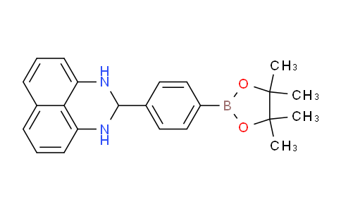CAS No. 2096998-33-1, 2-(4-(4,4,5,5-Tetramethyl-1,3,2-dioxaborolan-2-yl)phenyl)-2,3-dihydro-1H-perimidine