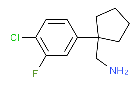 CAS No. 2089728-80-1, 1-(4-Chloro-3-fluorophenyl)cyclopentanemethanamine