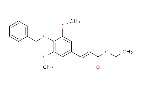 CAS No. 178239-00-4, Ethyl 3-[4-(Benzyloxy)-3,5-dimethoxyphenyl]acrylate