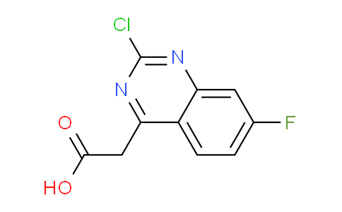 CAS No. 1784613-73-5, 2-Chloro-7-fluoroquinazoline-4-acetic Acid