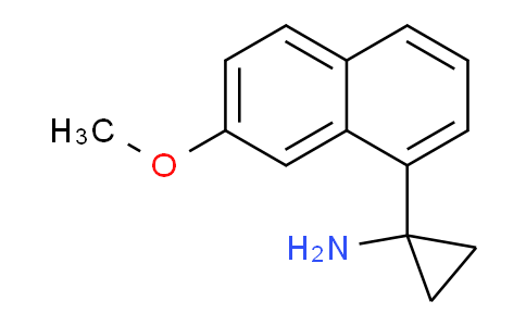 CAS No. 1784934-11-7, 1-(7-Methoxy-1-naphthyl)cyclopropanamine