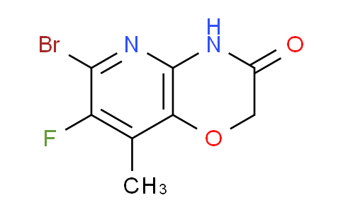 CAS No. 1417599-57-5, 6-Bromo-7-fluoro-8-methyl-2H-pyrido[3,2-b][1,4]oxazin-3(4H)-one