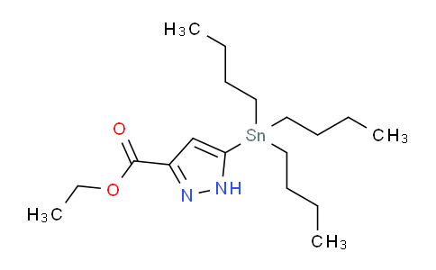 CAS No. 141998-85-8, 5-Tributylstannyl-1H-pyrazole-3-carboxylic acid ethyl ester