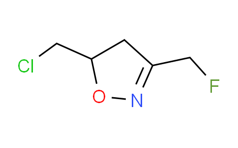 CAS No. 1627893-47-3, 5-(Chloromethyl)-3-(fluoromethyl)-4,5-dihydroisoxazole
