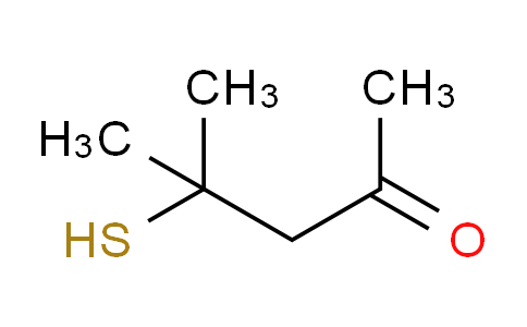 CAS No. 19872-52-7, 4-Mercapto-4-methyl-2-pentanone