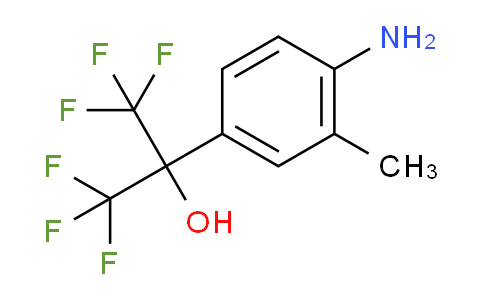 CAS No. 1992-09-2, 2-(4-Amino-3-methylphenyl)-1,1,1,3,3,3-hexafluoropropan-2-ol