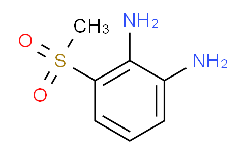 CAS No. 148278-73-3, 3-(Methylsulfonyl)-1,2-benzenediamine