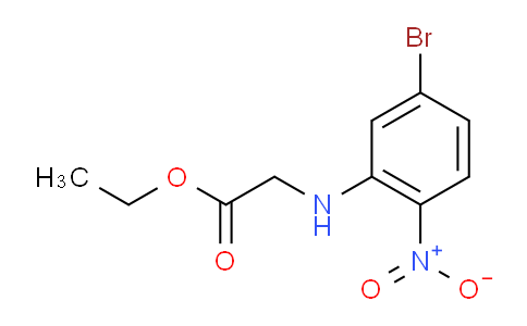 CAS No. 1486183-97-4, Ethyl 2-[(5-Bromo-2-nitrophenyl)amino]acetate