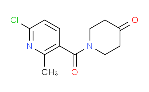 CAS No. 2202767-94-8, 1-(6-Chloro-2-methylnicotinoyl)-4-piperidinone