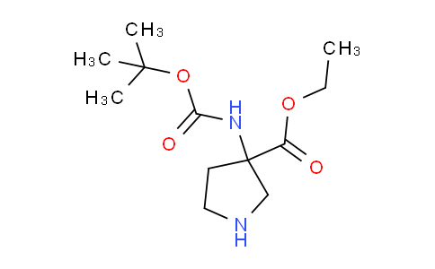 CAS No. 1613023-56-5, Ethyl 3-(Boc-amino)pyrrolidine-3-carboxylate