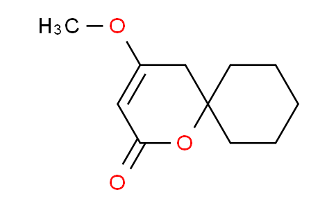 CAS No. 1658-21-5, 4-Methoxy-1-oxaspiro[5.5]undec-3-en-2-one
