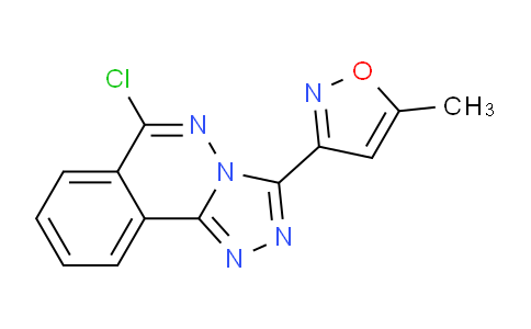 CAS No. 215874-89-8, 3-(6-Chloro-[1,2,4]triazolo[3,4-a]phthalazin-3-yl)-5-methylisoxazole