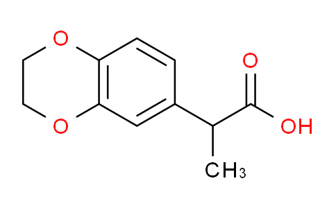 CAS No. 193885-36-8, 2-(2,3-Dihydrobenzo[b][1,4]dioxin-6-yl)propanoic acid