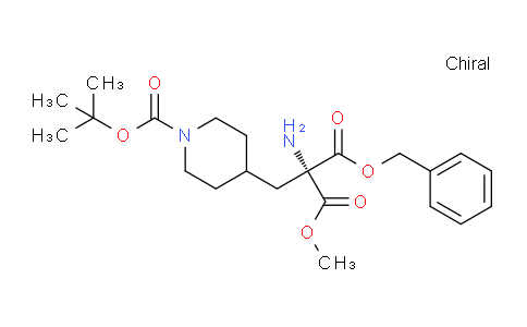 CAS No. 195877-54-4, (S)-1-BOC-4-(2-CBZ-AMINO-2-METHOXYCARBONYL-ETHYL)PIPERIDINE