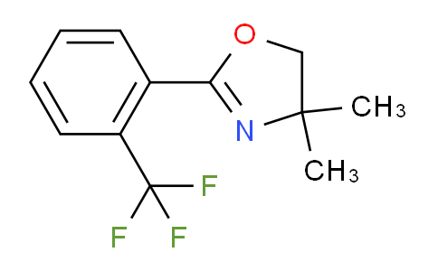 CAS No. 263382-53-2, 4,4-Dimethyl-2-(2-(trifluoromethyl)phenyl)-4,5-dihydrooxazole