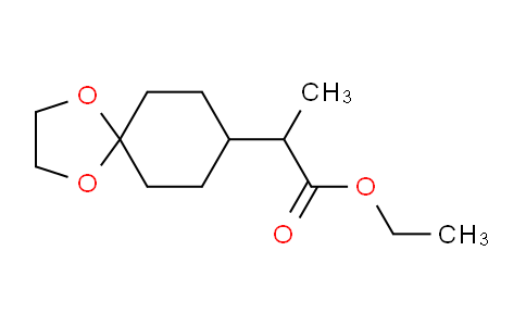 CAS No. 31180-84-4, Ethyl 2-(1,4-Dioxaspiro[4.5]decan-8-yl)propanoate