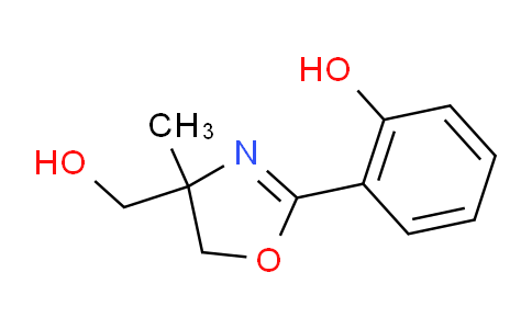 CAS No. 1366386-61-9, 2-(4-(Hydroxymethyl)-4-methyl-4,5-dihydrooxazol-2-yl)phenol