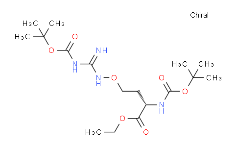 CAS No. 219511-68-9, Ethyl (S)-4-[(3-Boc-guanidino)oxy]-2-(Boc-amino)butanoate