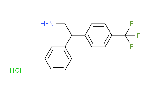 CAS No. 21979-89-5, 2-[4-(TRIFLUOROMETHYL)PHENYL]-2-PHENYLETHYLAMINE HCL