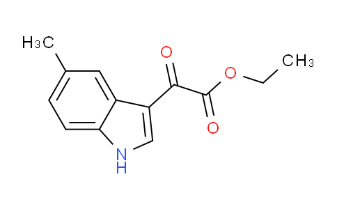 CAS No. 1256246-49-7, Ethyl 2-(5-Methyl-3-indolyl)-2-oxoacetate