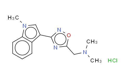 CAS No. 125817-65-4, N,N-Dimethyl-1-(3-(1-methyl-1H-indol-3-yl)-1,2,4-oxadiazol-5-yl)methanamine hydrochloride(1:x)