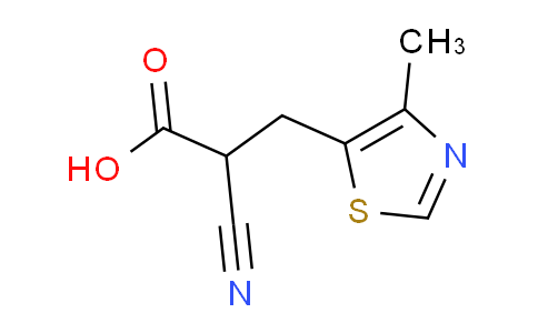 CAS No. 2044707-03-9, 2-Cyano-3-(4-methyl-5-thiazolyl)propanoic Acid