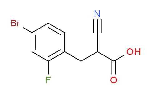 CAS No. 2044707-14-2, 3-(4-Bromo-2-fluorophenyl)-2-cyanopropionic Acid