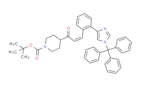 CAS No. 2044708-05-4, 1-(1-Boc-4-piperidyl)-3-[2-(1-trityl-4-imidazolyl)phenyl]-2-propen-1-one