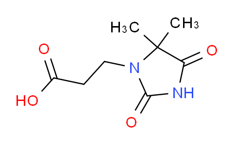 CAS No. 1415719-25-3, 3-(5,5-Dimethyl-2,4-dioxoimidazolidin-1-yl)propanoic acid
