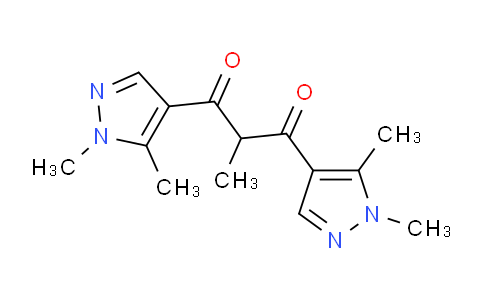 CAS No. 1006327-47-4, 1,3-Bis(1,5-dimethyl-1H-pyrazol-4-yl)-2-methylpropane-1,3-dione