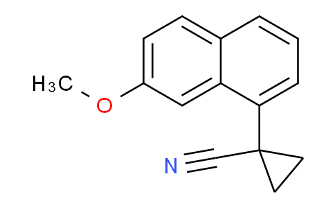 CAS No. 1647055-46-6, 1-(7-Methoxy-1-naphthyl)cyclopropanecarbonitrile