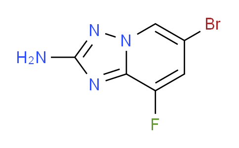 CAS No. 1649478-38-5, 2-Amino-6-bromo-8-fluoro-[1,2,4]triazolo[1,5-a]pyridine