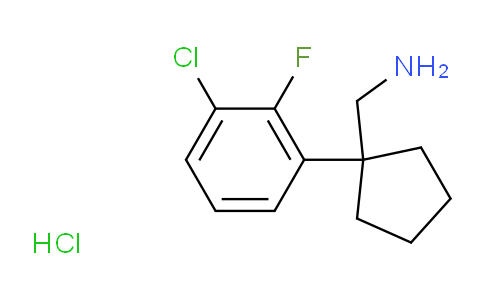 CAS No. 1798696-90-8, 1-(3-Chloro-2-fluorophenyl)cyclopentanemethanamine Hydrochloride