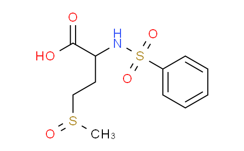CAS No. 1008434-66-9, 4-(Methylsulfinyl)-2-(phenylsulfonamido)butanoic acid