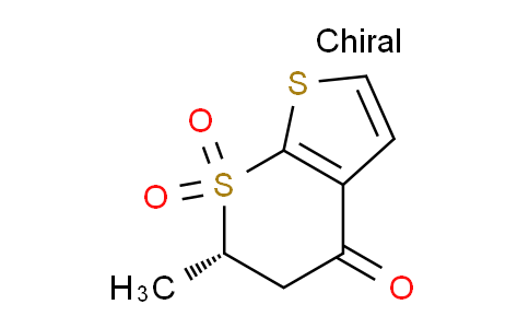 CAS No. 148719-91-9, (S)-6-Methyl-5,6-dihydro-4H-thieno[2,3-b]thiopyran-4-one 7,7-dioxide