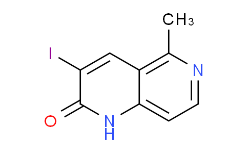CAS No. 1407532-87-9, 3-Iodo-5-methyl-1,6-naphthyridin-2(1H)-one