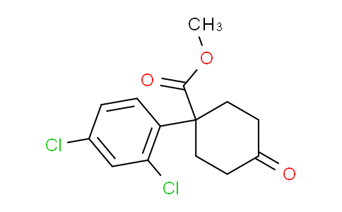 CAS No. 1408058-16-1, Methyl 1-(2,4-Dichlorophenyl)-4-oxocyclohexanecarboxylate